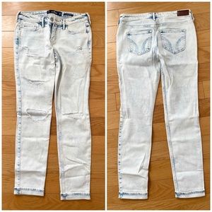 Hollister Low Rise Super Skinny Vintage Stretch 3R